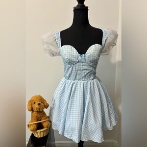 NWT Dolls Kill / Trickz N’ Treatz Wizard Of Oz Dorothy & Toto Costume